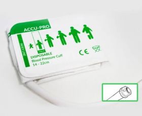 Accu-PRO NIBP Cuff, Disposable, Single Tube, F Subminiature, Child (Box of 20)