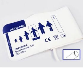 Accu-PRO NIBP Cuff, Disposable, Single Tube, No Connector, Adult (Box of 20)