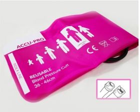 Accu-PRO NIBP Cuff, Reusable, Double Tube, Mated Subminiature, Large Adult (Box of 5)