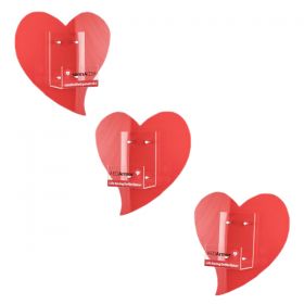 Perspex Heart Bracket Small [Pack of 1]