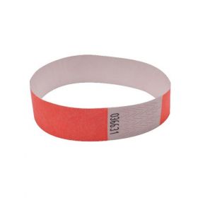 ANNOUNCE 19MM WRIST BANDS CORAL