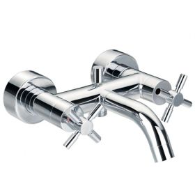 Arctic Wall Mounted Bath Shower Mixer Tap [Pack of 1]