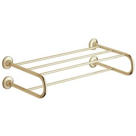 Gedy Ascot Double Towel Rack - Gold [Pack of 1]