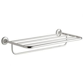 Gedy Ascot Towel Shelf With Arm - Chrome [Pack of 1]