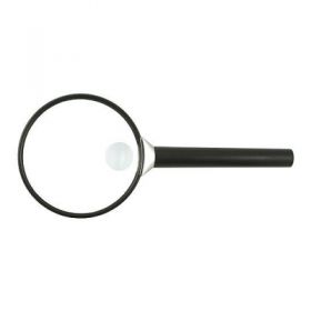 AW Magnifying Loupe 2x, With 4x Insert. 84mm Diax191mm Length [Pack of 1]