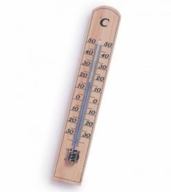 AW Wood Frame Dual Celcius Room Thermometer [Pack of 1]
