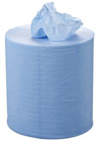 Essentials Standard Centre Feed Rolls Blue [Pack of 6]