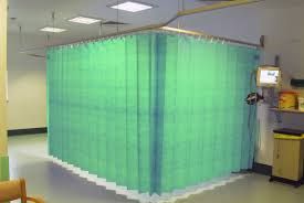 Opal Disposable Curtains With Eff Hanging System Mint Green Large