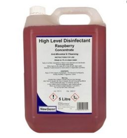 NewGenn Disinfectant 5 Litre, Rasberry [Pack of 1]