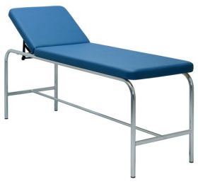 AW Select Alpha Examination Couch, Blue Upholstery, Towel Rail, 1900x600x700mm Epoxy