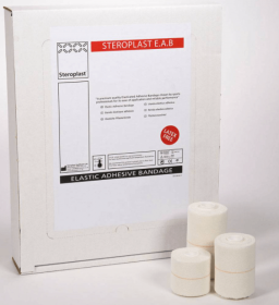 Steroplast Premium Elastic Adhesive Bandage 10cm x 4.5m [Pack of 30]