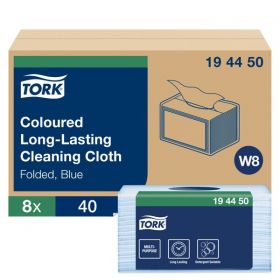 Tork Long-lasting Cleaning Cloth Blue [Pack of 320]