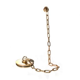 Mark Vitow Basin Plug, Chain & Stay - Gold [Pack of 1]
