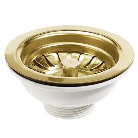 Mark Vitow Basket Strainer Sink Waste - Gold [Pack of 1]