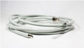 Accu-PRO Blood Pressure Airhose Tubing, Straight, 3.0m, with Metal Male & Female Bayonet Connectors