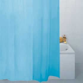 Blue Canyon Aqua Fabric Blue Shower Curtain [Pack of 1]