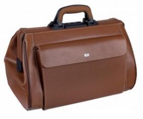 Bollmann Medistar Leather Case, Brown [Pack of 1]