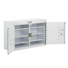 Bristol Maid Drug & Medicine Cabinet - 1000 X 300 X 900mm - No Light - Deep Shelves - Independent Locking Doors