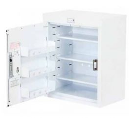 Bristol Maid Drug & Medicine Cabinet - 500 X 300 X 600mm - Light - Standard & Door Shelves - L/H Hinge