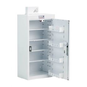 Bristol Maid Drug & Medicine Cabinet - 500 X 300 X 900mm - Light - Standard & Door Shelves - R/H Hinge