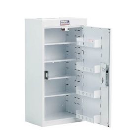 Bristol Maid Drug & Medicine Cabinet - 500 X 300 X 900mm - No Light - Standard & Door Shelves - R/H Hinge