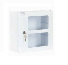 Bristol Maid Patients / Residents Own Medication Cabinet - 310 X 155 X 315mm - Side Hinged - Visibility Panel