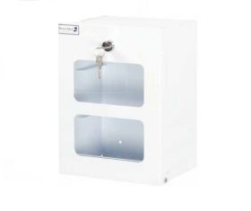 Bristol Maid Patients / Residents Own Medication Cabinet - 310 X 155 X 315mm - Bottom Hinged - Electronic Push Button Lock - Visibility Panel