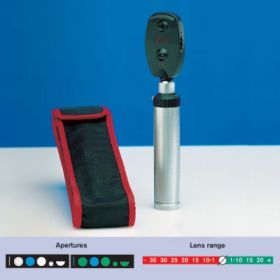 Heine K180 Ophthalmoscope 2.5V, Battery Handle, Soft Case (C-182.10.118)
