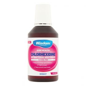 0.20% Chlorhexidine Original Alcohol Free Mouthwash 300ML [Pack of 6]