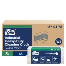 Tork Industrial Heavy-duty Cleaning Cloth White [Pack of 325]