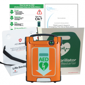 Cardiac Science Powerheart G5 Semi Automatic AED with Intellisense CPR Device