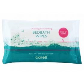 Carell Bed Bath Wipes [Pack of 8]
