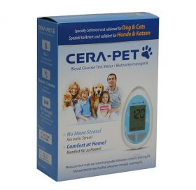 CERA-PET BLOOD GLUCOSE METER FOR CATS & DOGS [Pack of 1]