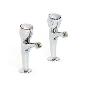 Alliance Chrome Contract High Neck Kitchen Taps [Pack of 2]