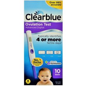 CLEARBLUE ADVANCED DIGITAL OVULATION [Pack of 10]