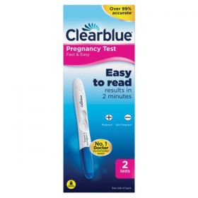 CLEARBLUE FAST & EASY PREGNANCY TEST [Pack of 2]
