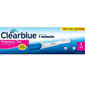 CLEARBLUE RAPID PREGNANCY PLUS WITH COLOUR CHANGE TIP [Pack of 1]