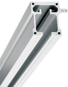Provita Ceiling Rail,Straight ICS2 - 1m, 57.5x47.5mm Aluminium Anodised And Balance Pin
