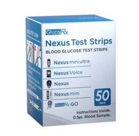 GlucoRx Nexus Test Strips [Pack of 50]