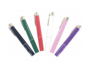 Pen Torch Reusable With Batteries (Pink)