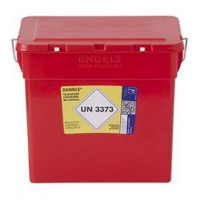 Daniels Transport 30 Diagnostic Specimen Container 30L red 