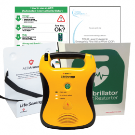 Defibtech Lifeline AED Fully Automatic (7 Year Battery) - Exclusive Starter Kit