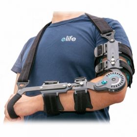 ROM Elbow Brace with Hand Grip (Left) [Pack of 1]