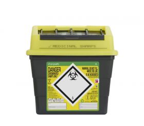 Sharpsafe 9 Litre Yellow – Protected Access [Carton of 20]