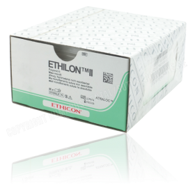 ETHICON ETHILON BLACK SUTURE 75CM M3.5 USP0 S/A PSL EH7115BH [Pack of 36]