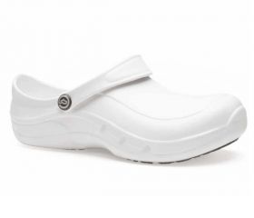 EziProtekta Washable Safety Clog 855 White Size 11 (46)