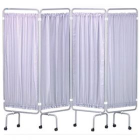 Medical Screen & Curtains White Epoxy Frame