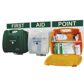 Evolution British Standard Comprehensive First Aid Point, Large, 43x92cm
