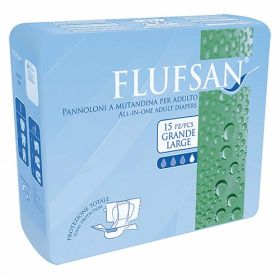 Flufsan Nappy L [Pack of 15]