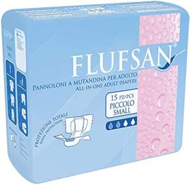 Flufsan Nappy S [Pack of 15]